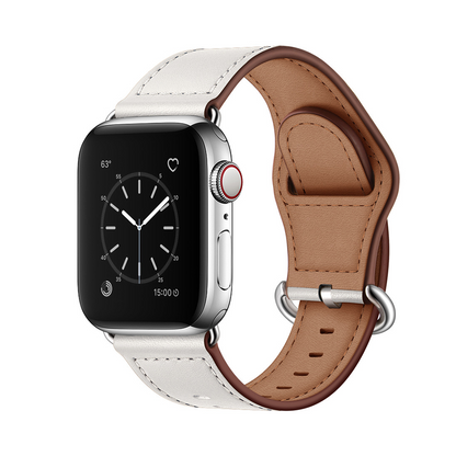 【ビジネス映え】ミニマルクラシックレザーバンド【アップルウォッチ】