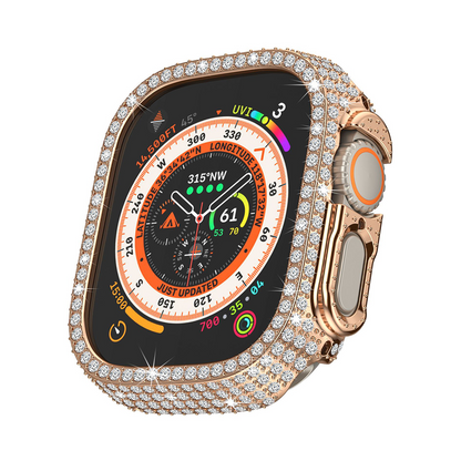 【フレームタイプ】ジュエリーストーン保護ケース【アップルウォッチ】