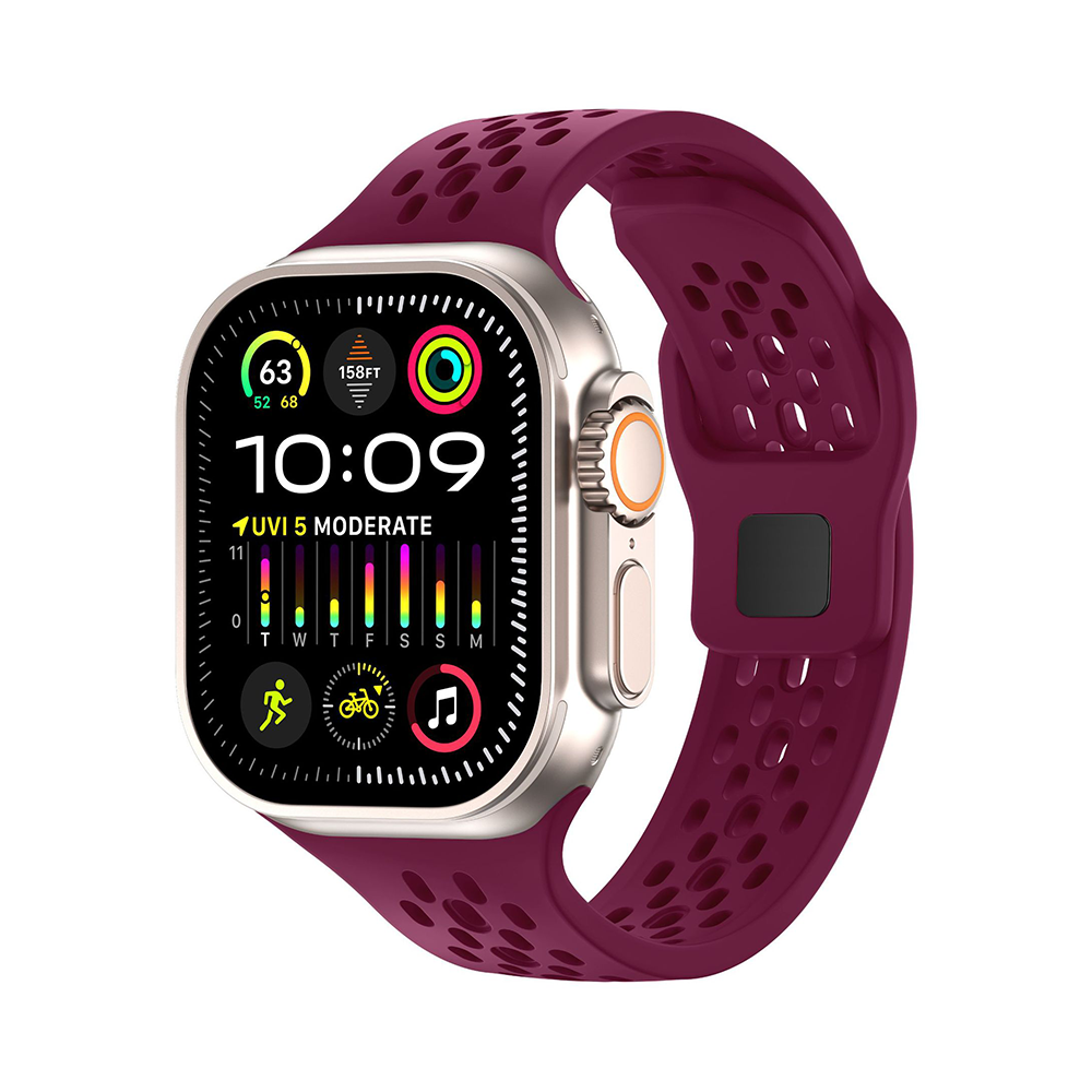 【選べる14色】スポーツメッシュシリコンバンド【アップルウォッチ】