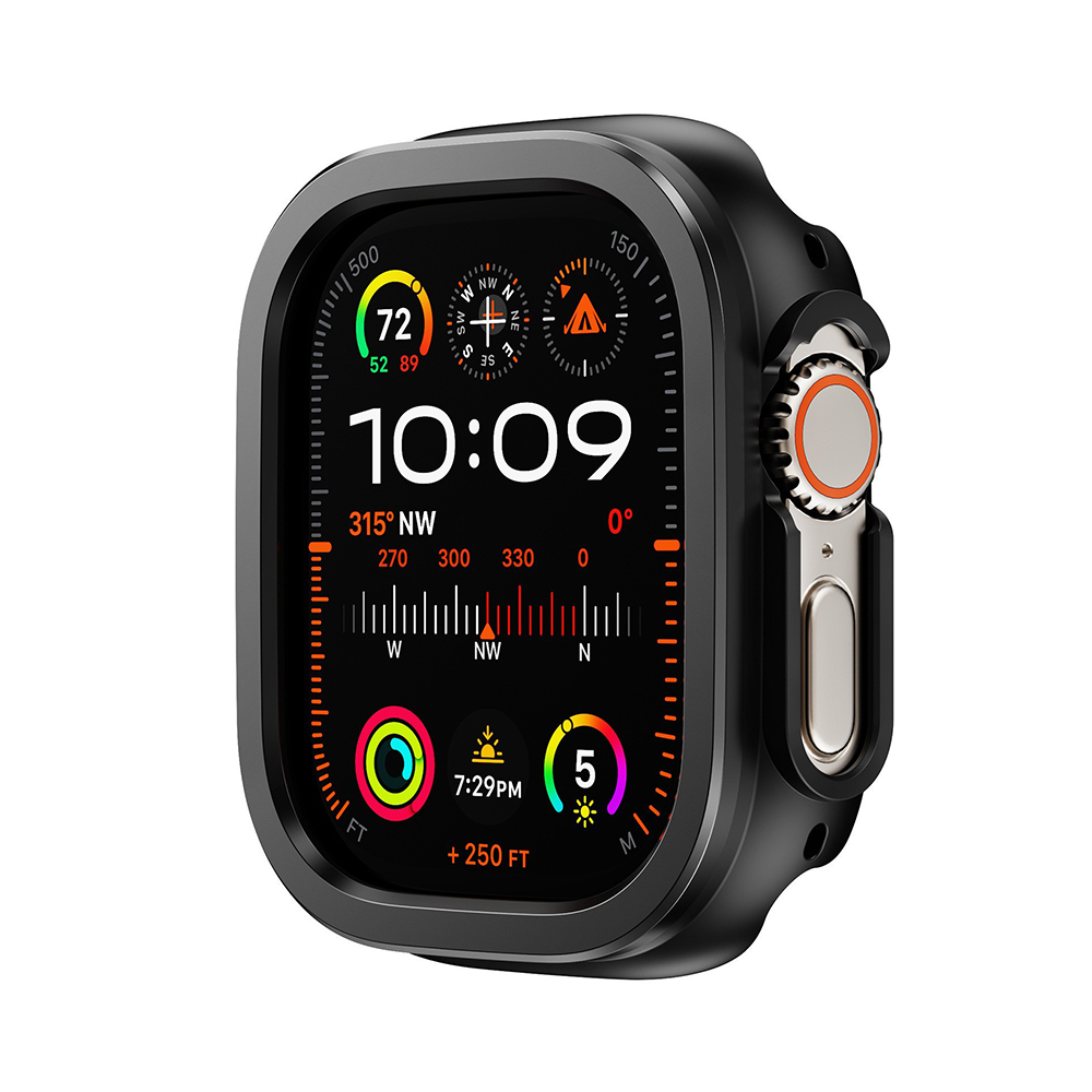 【存在感抜群】アルミエッジTPUケース【アップルウォッチ】