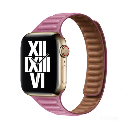 [20 colors available] Small waist magnetic leather band [Apple Watch]