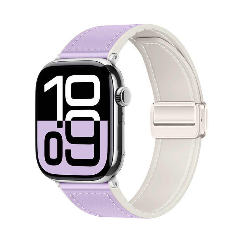 【全40色】シリコンレザーマグネットバンド【アップルウォッチ】