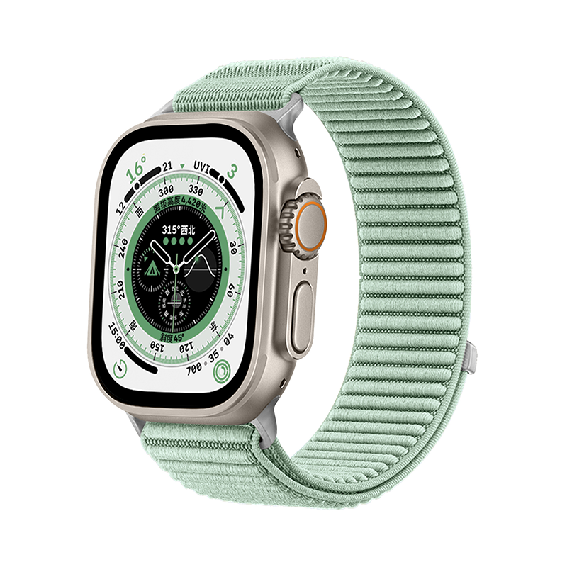 【ストレスフリー装着】カラフルナイロンマジックバンド【アップルウォッチ】