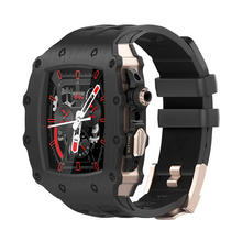 [11 colors available] Mechanical Forge Silicone Band for Apple Watch