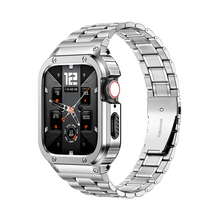 [5 colors available] Tough stainless steel case with integrated band [Apple Watch]