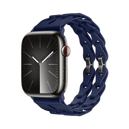 [20 colors available] Dual ring silicone band [Apple Watch]