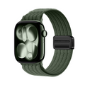 リブナイロン Apple Watchバンド ダークグリーン