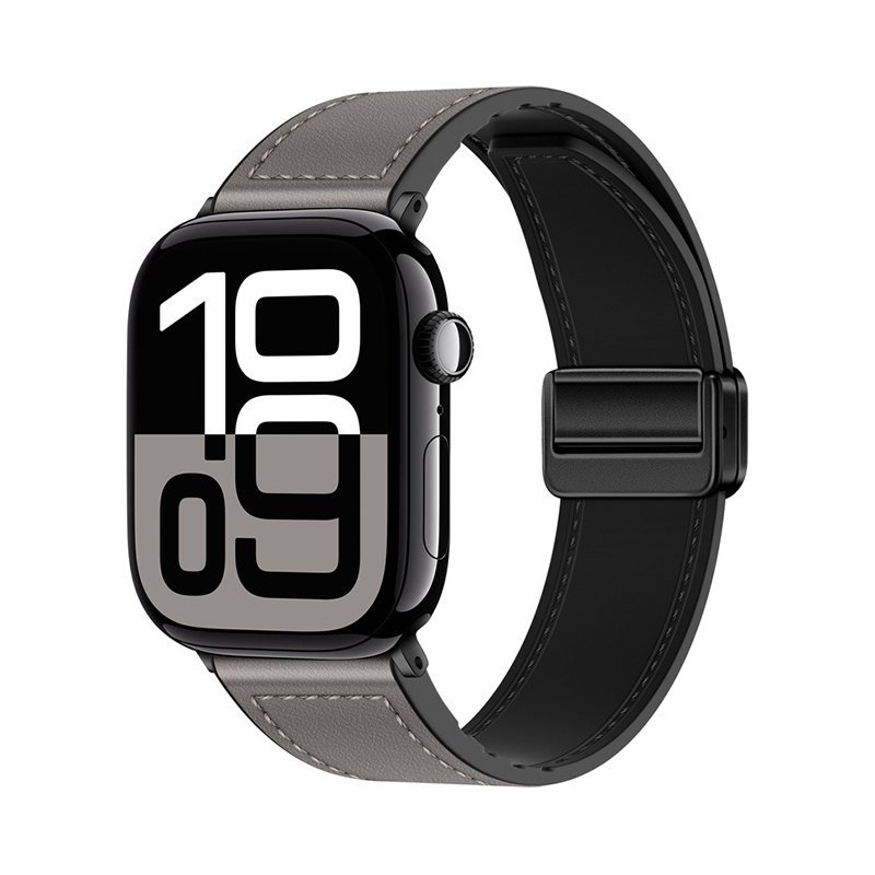 【全40色】シリコンレザーマグネットバンド【アップルウォッチ】