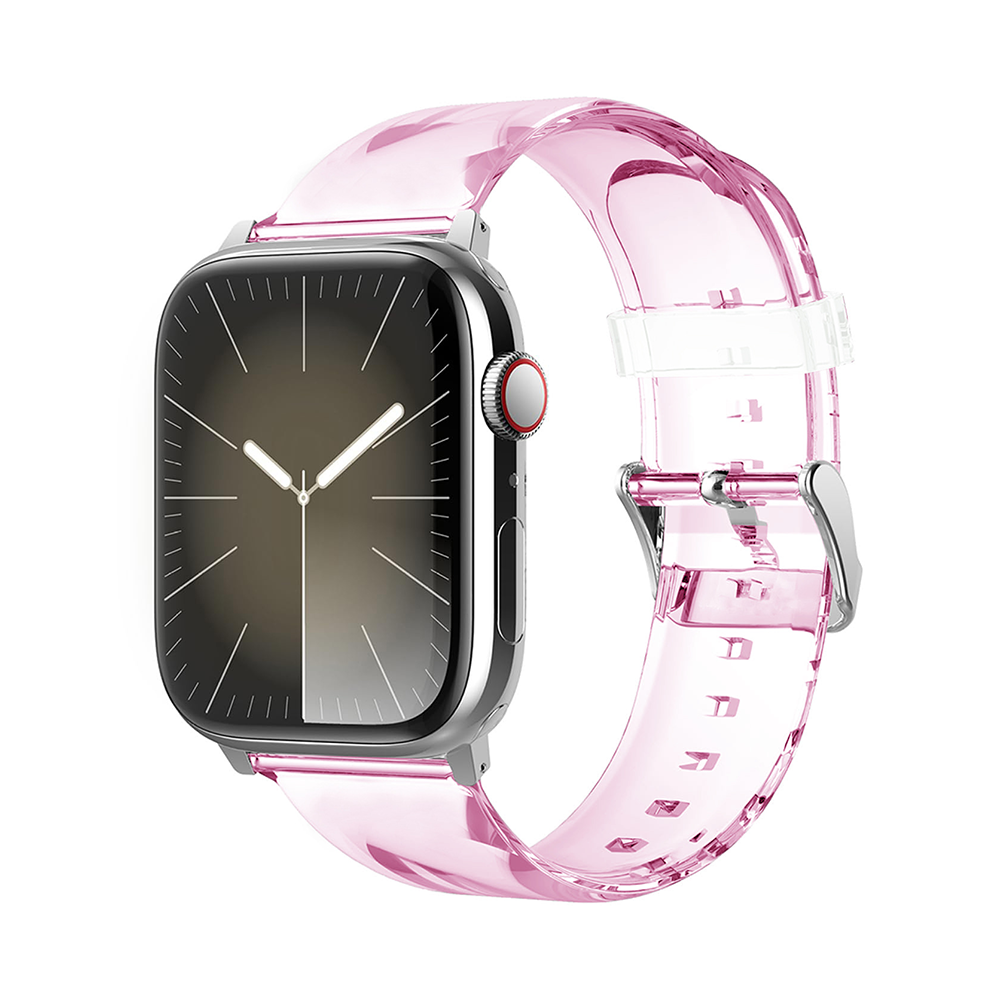 【抜け感デザイン】クリアカラースケルトンバンド【アップルウォッチ】