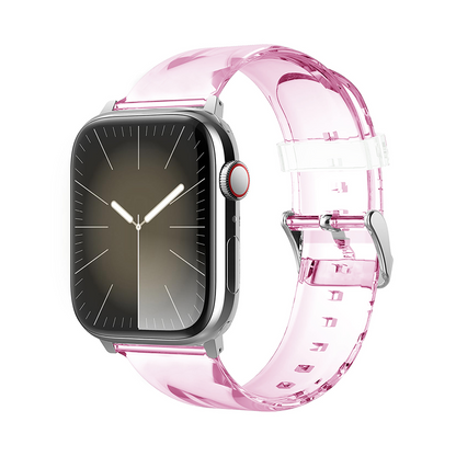 【抜け感デザイン】クリアカラースケルトンバンド【アップルウォッチ】