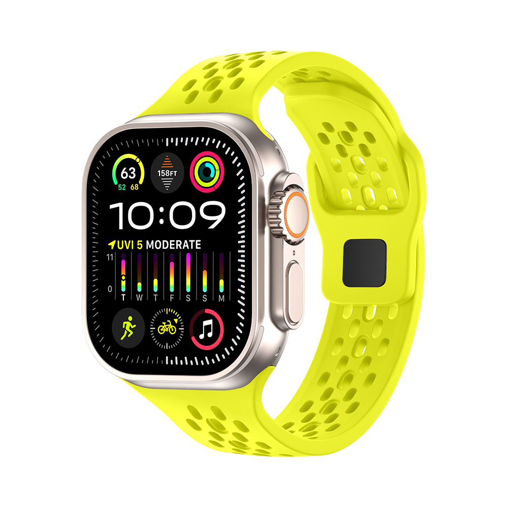 【選べる14色】スポーツメッシュシリコンバンド【アップルウォッチ】