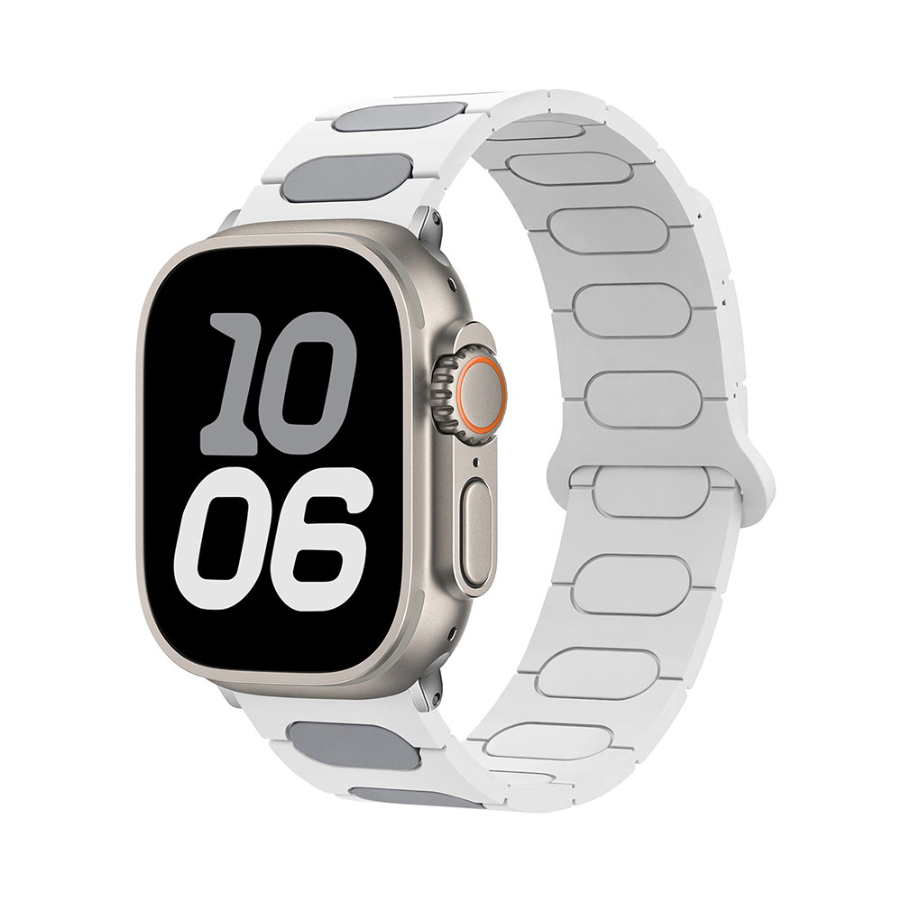 【立体バイカラー】パッドリンクシリコンバンド【アップルウォッチ】