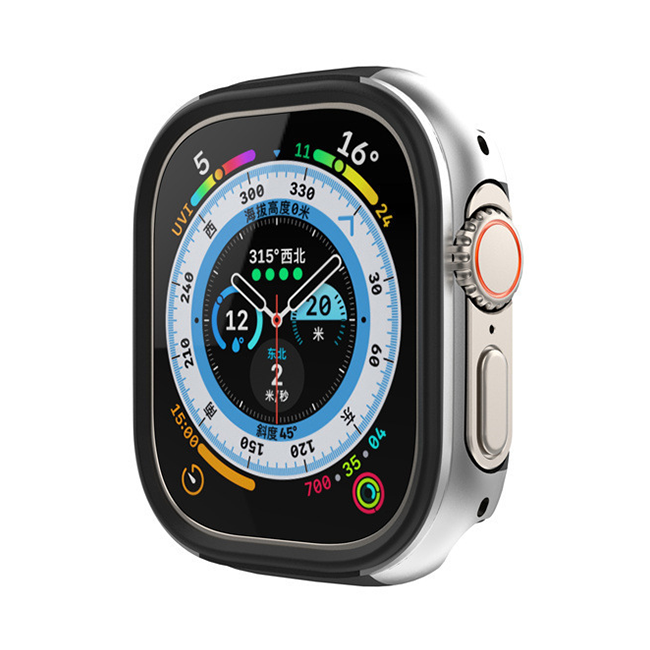 【フィルム付タイプ】デュアルトーンメタルケース【アップルウォッチ】