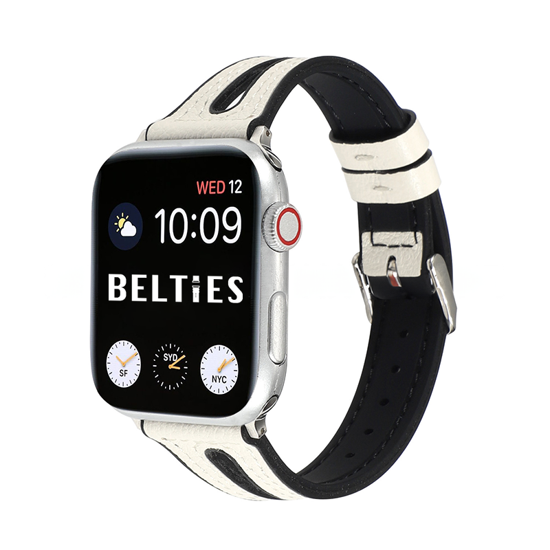 【全9色】ピアスシリコンレザーバンド【アップルウォッチ】 - Apple Watchバンド専門通販【BELTIES(ベルティーズ)】