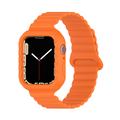[18 colors available] Magnetic case integrated silicone band [Apple Watch]