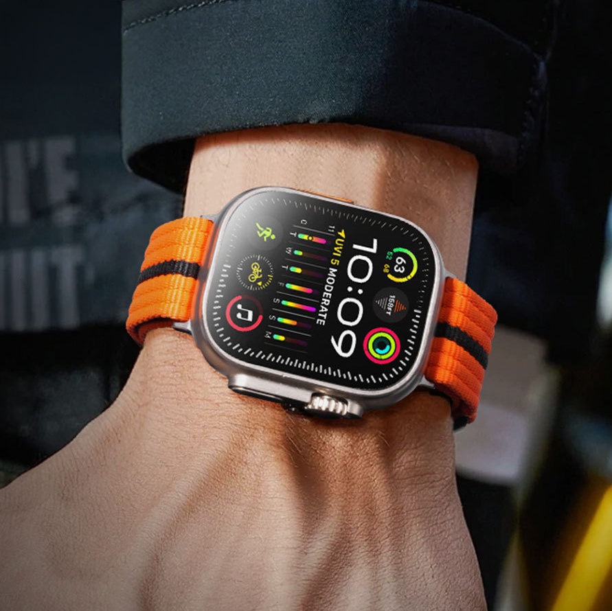 【スポーツに映える】アスレチックナイロンバンド【アップルウォッチ】