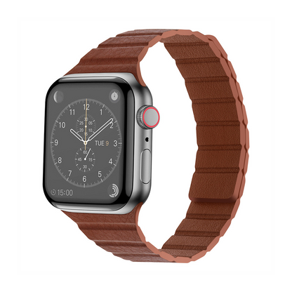 【スリムマグネット】マイクロファイバーレザーバンド【アップルウォッチ】