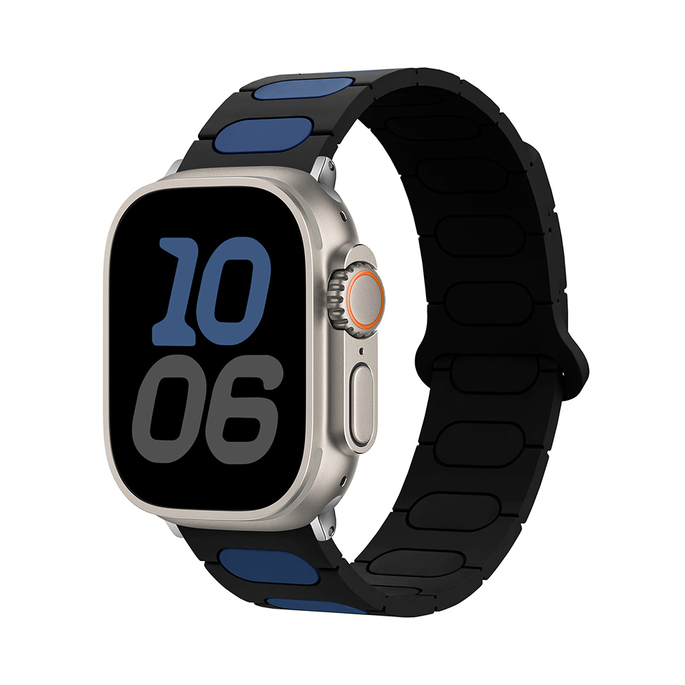 【立体バイカラー】パッドリンクシリコンバンド【アップルウォッチ】