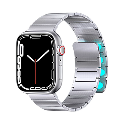 【磁力でスマート装着】マグネティックメタルバンド【アップルウォッチ】