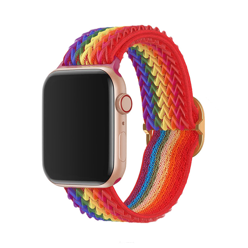 【軽くてタフ】ウェーブパターンナイロンバンド【アップルウォッチ】