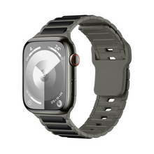 [11 colors available] Dual-color silicone band [Apple Watch]