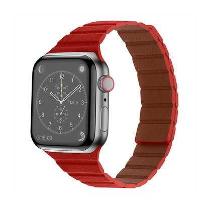 【スリムマグネット】マイクロファイバーレザーバンド【アップルウォッチ】