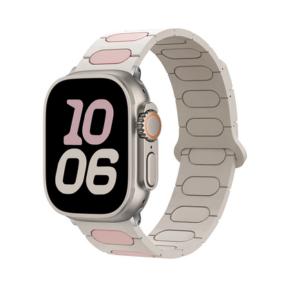 【立体バイカラー】パッドリンクシリコンバンド【アップルウォッチ】