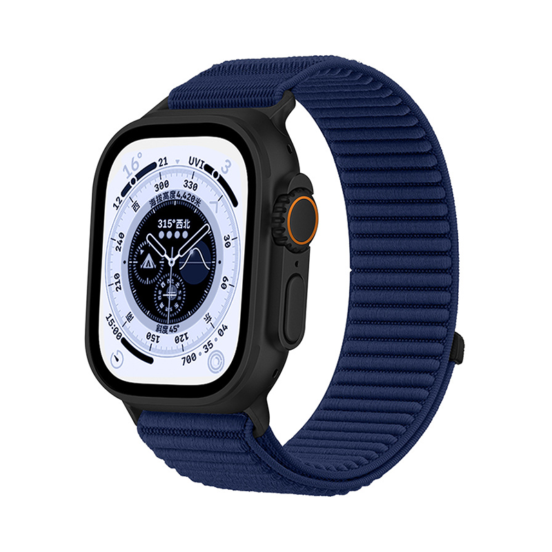 【ストレスフリー装着】カラフルナイロンマジックバンド【アップルウォッチ】