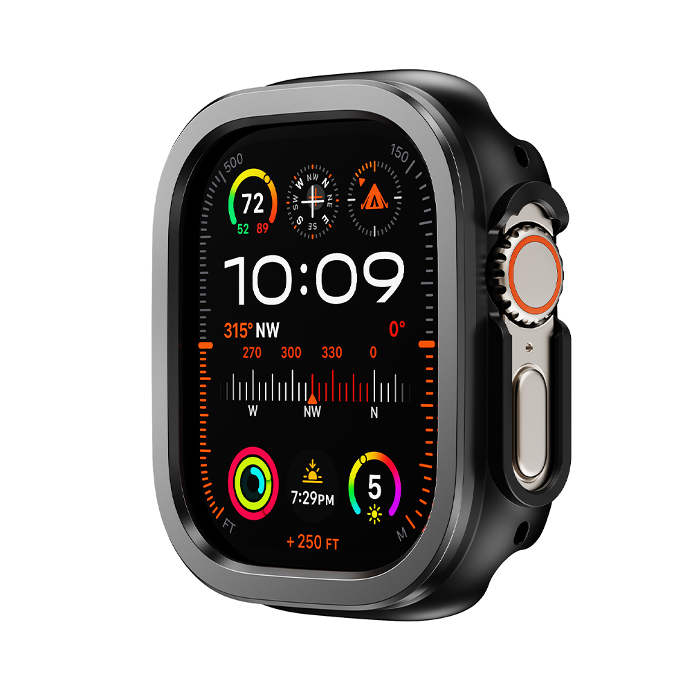 【存在感抜群】アルミエッジTPUケース【アップルウォッチ】