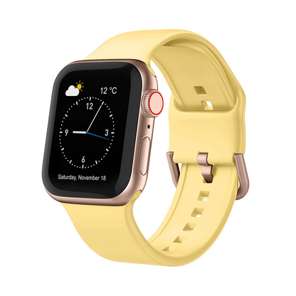 [30 colors available] Color buckle silicone band [Apple Watch]