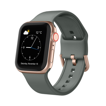 [30 colors available] Color buckle silicone band [Apple Watch]