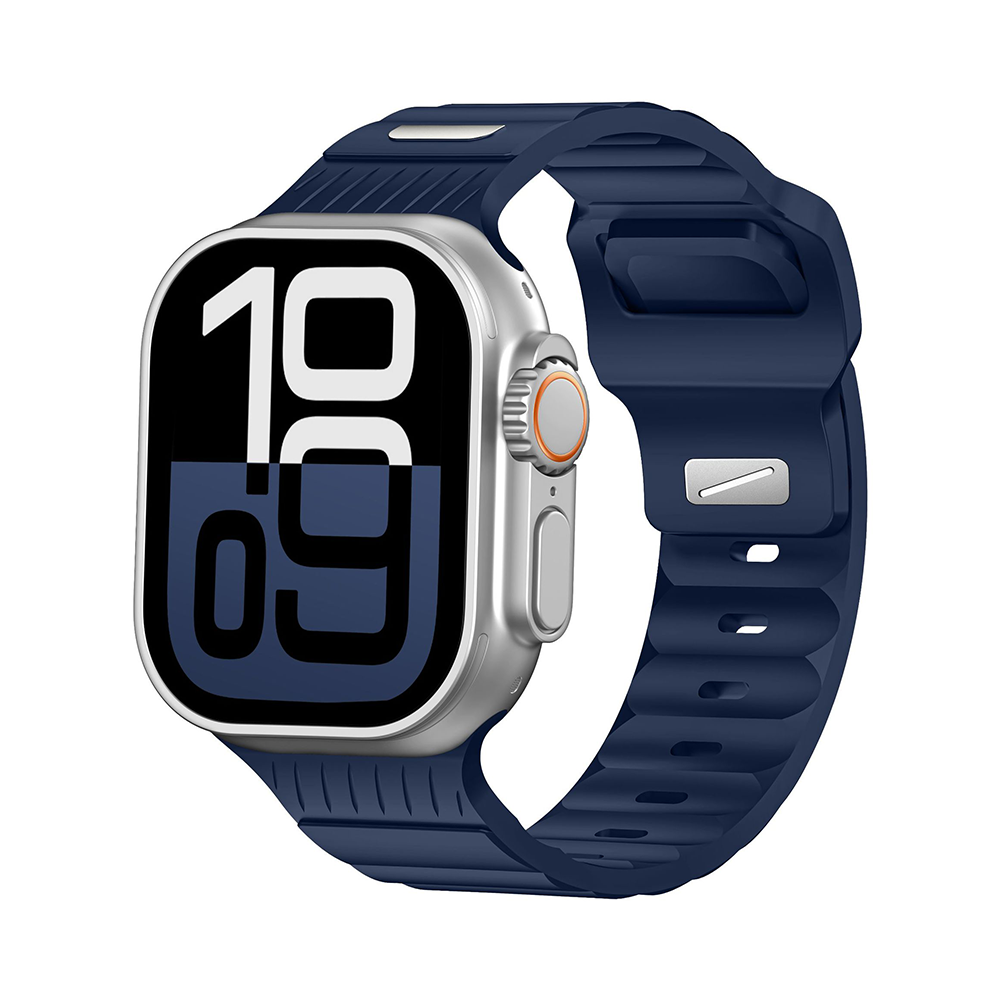 【選べる12色】スマートリブシリコンバンド【アップルウォッチ】