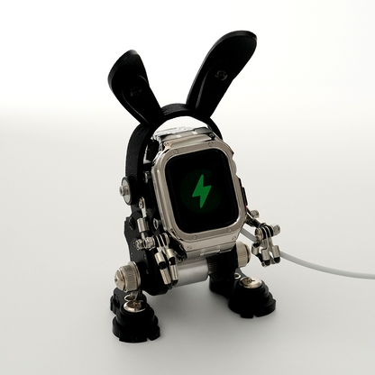 [3 types available] Robot-shaped Apple Watch stand [ROBOTOYS]