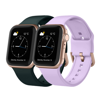 [30 colors available] Color buckle silicone band [Apple Watch]