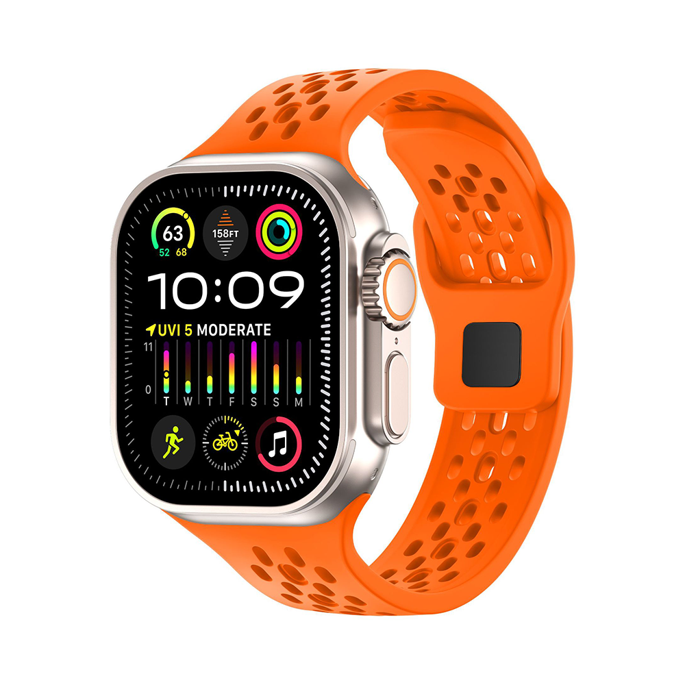 【選べる14色】スポーツメッシュシリコンバンド【アップルウォッチ】