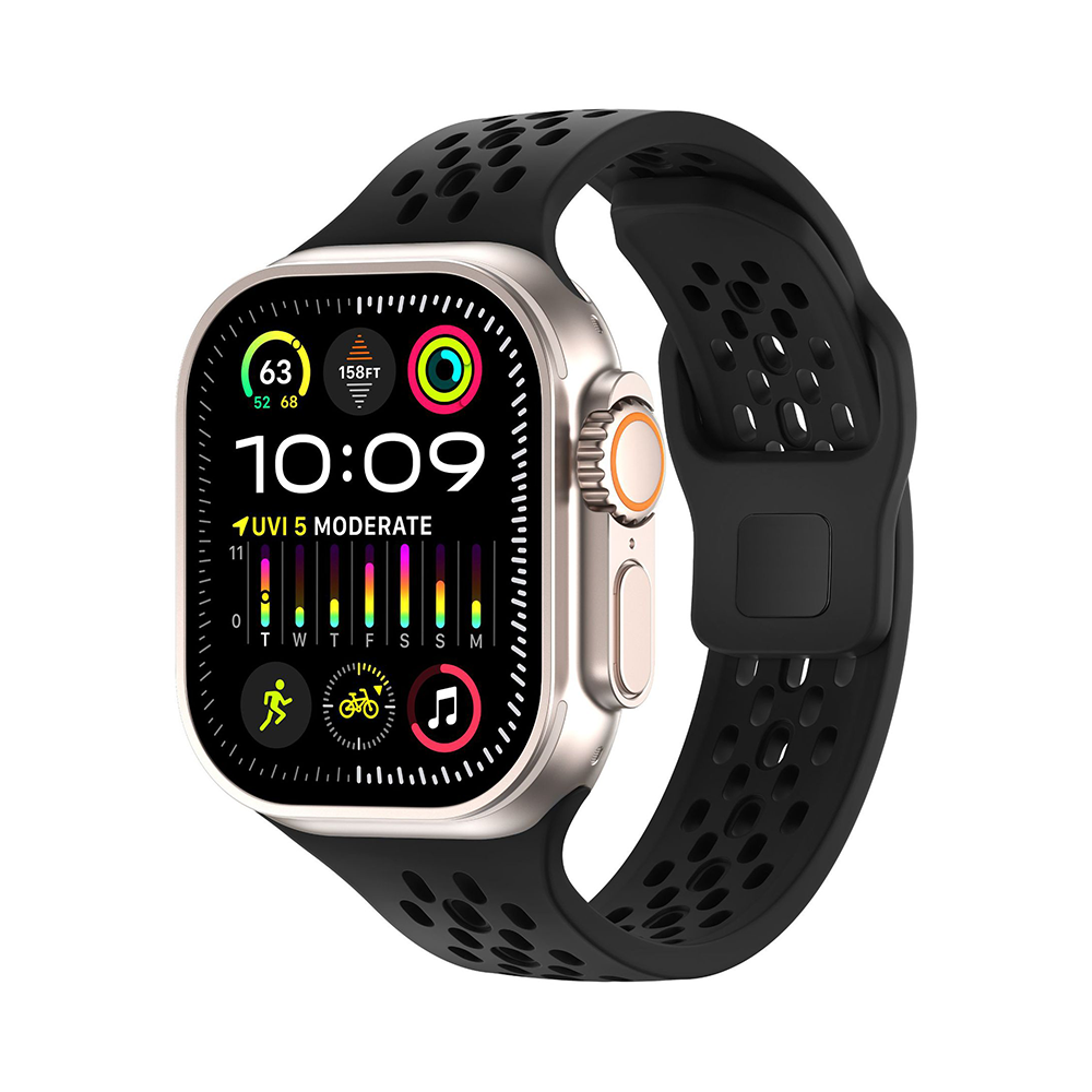 【選べる14色】スポーツメッシュシリコンバンド【アップルウォッチ】