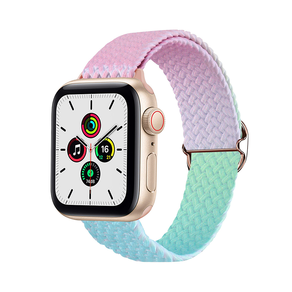 【やさしい色合い】グラデーションナイロンバンド【アップルウォッチ】