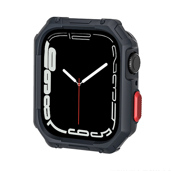 【ガラス無し両面保護】カラーボタンプロテクトケース【アップルウォッチ】