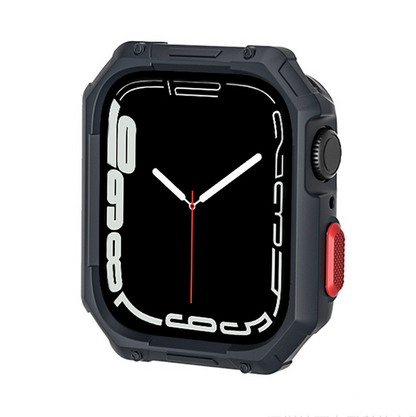 【ガラス無し両面保護】カラーボタンプロテクトケース【アップルウォッチ】