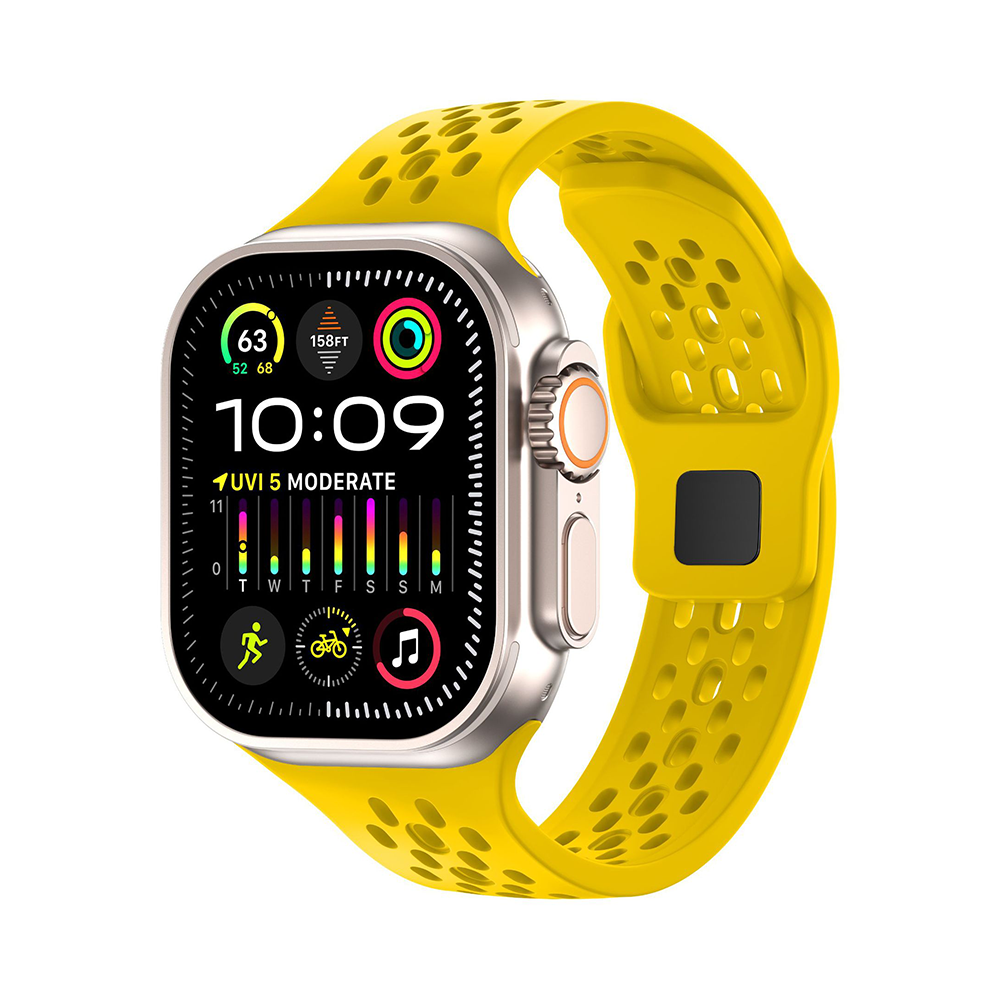 【選べる14色】スポーツメッシュシリコンバンド【アップルウォッチ】