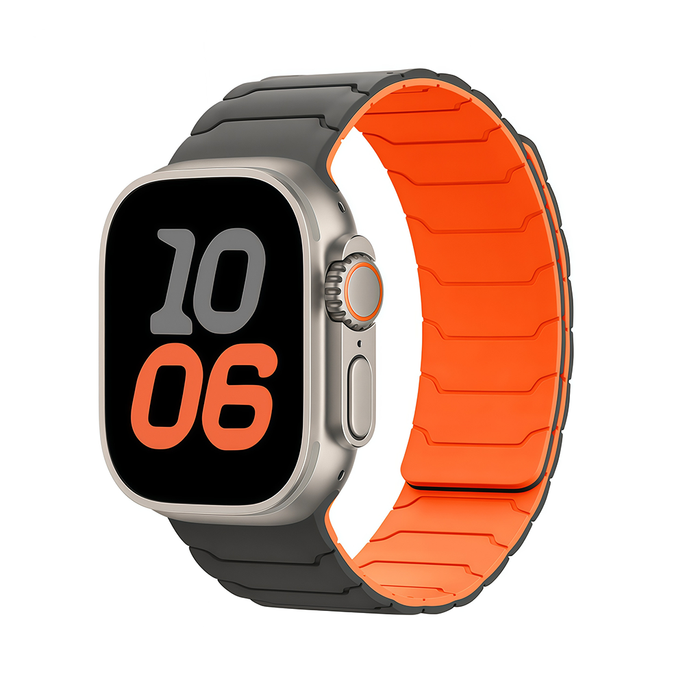 [Easy to attach with magnets] Link Pattern Magnetic Band [Apple Watch]