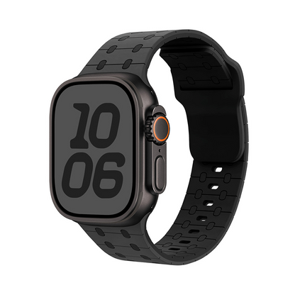 【ビビッドな配色】カラーブロックシリコンバンド【アップルウォッチ】