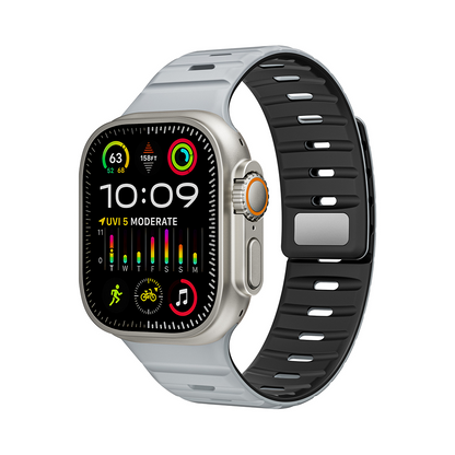 【磁力で快適フィット】ダブルロックマグネットバンド【アップルウォッチ】