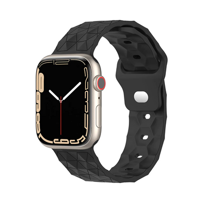 [12 colors available] Football pattern silicone band [Apple Watch]