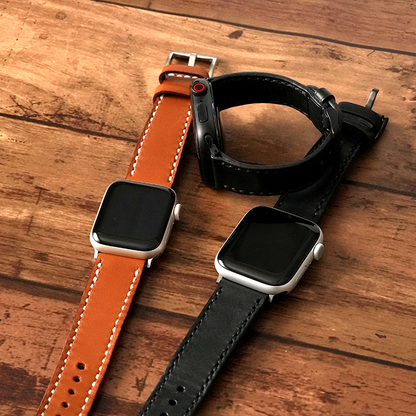 [one.] Handmade craft leather band [Apple Watch]