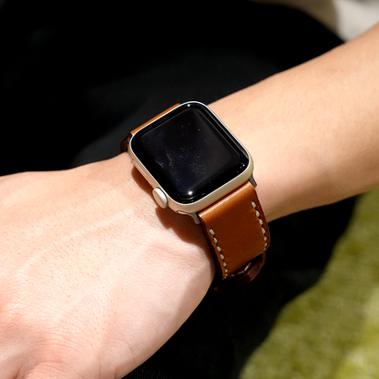 [one.] Handmade craft leather band [Apple Watch]