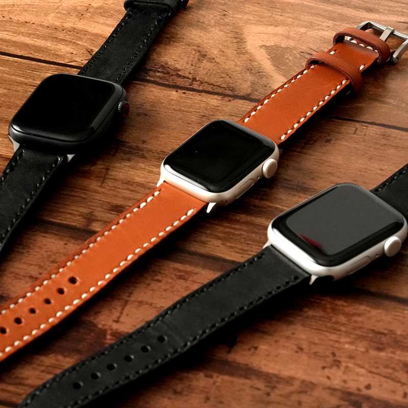 [one.] Handmade craft leather band [Apple Watch]