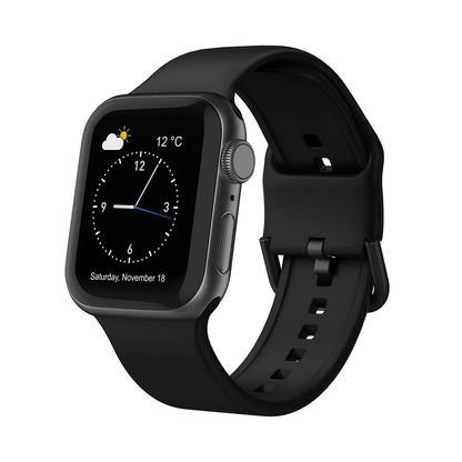 [30 colors available] Color buckle silicone band [Apple Watch]