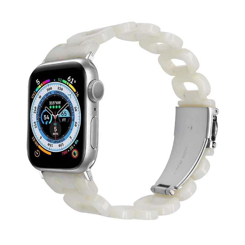 [7 colors available] Circle Link Resin Band [Apple Watch]