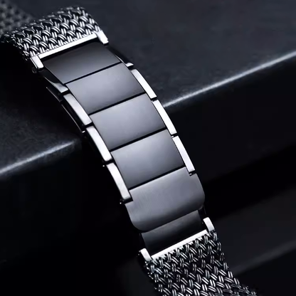 [3 colors available] Magnetic mesh stainless steel band [Apple Watch]